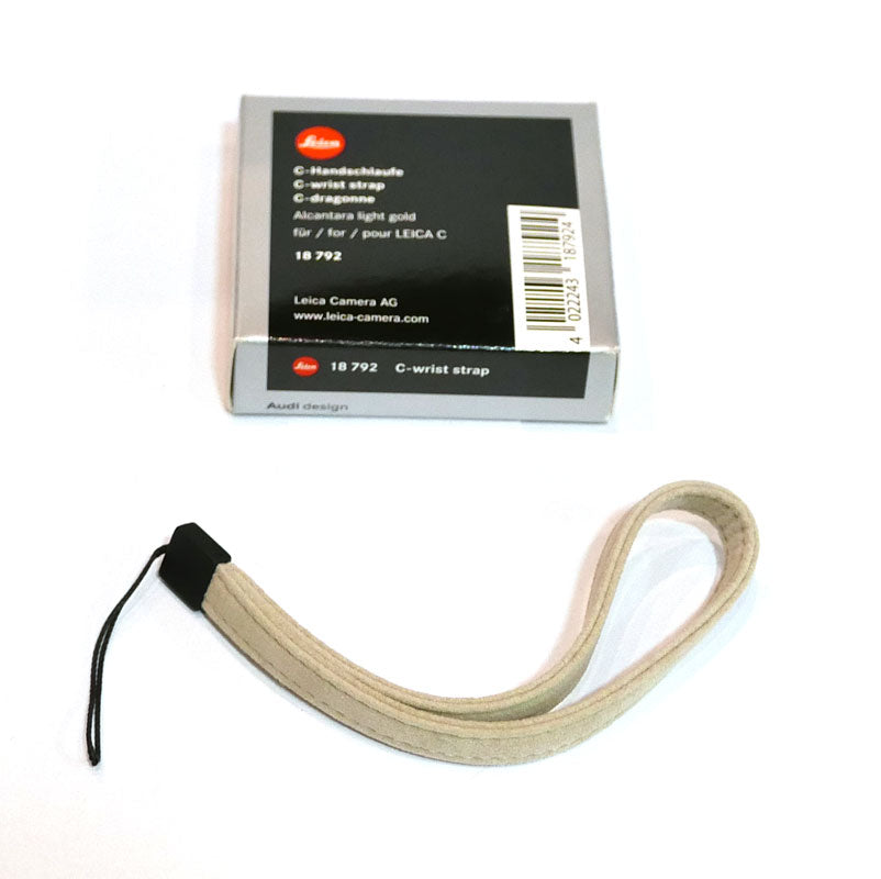 Leica C-dragonne alcantara light gold