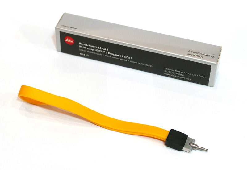 Dragonne Leica silicone jaune pour Leica T