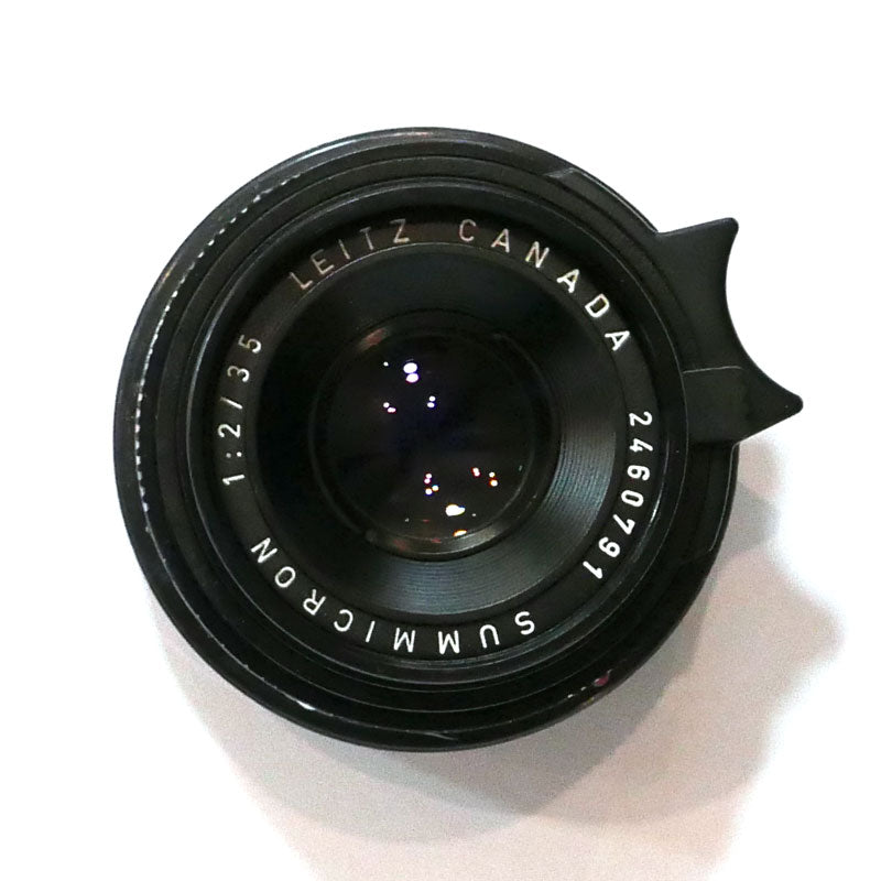 Leitz Summicron 2/35 v.II + parasoleil + filtre + boîte