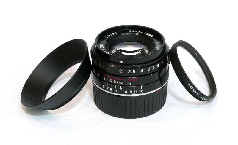 Konica UC-Hexanon 2/35 édition limitée modifié pour 0,7m