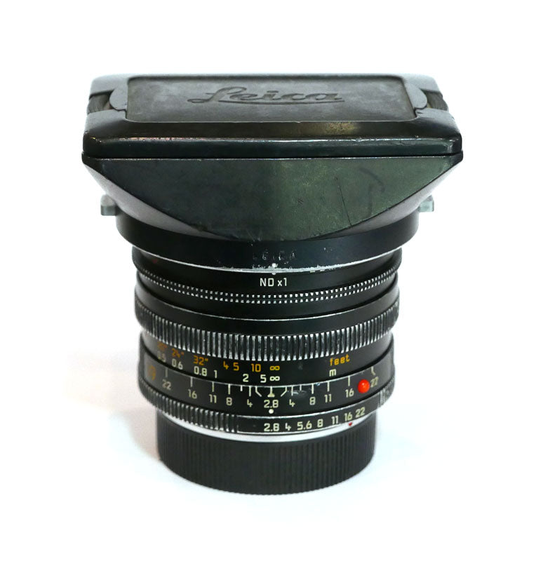 Leica Elmarit-R 2,8/19 v.II à ROM + parasoleil