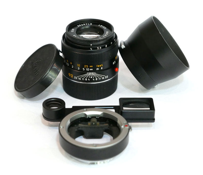 Leica Macro-Elmar-M 4/90 v.I + lunettes