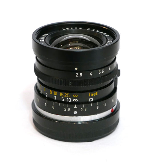 Leitz Elmarit 2,8/28 v.II en boite