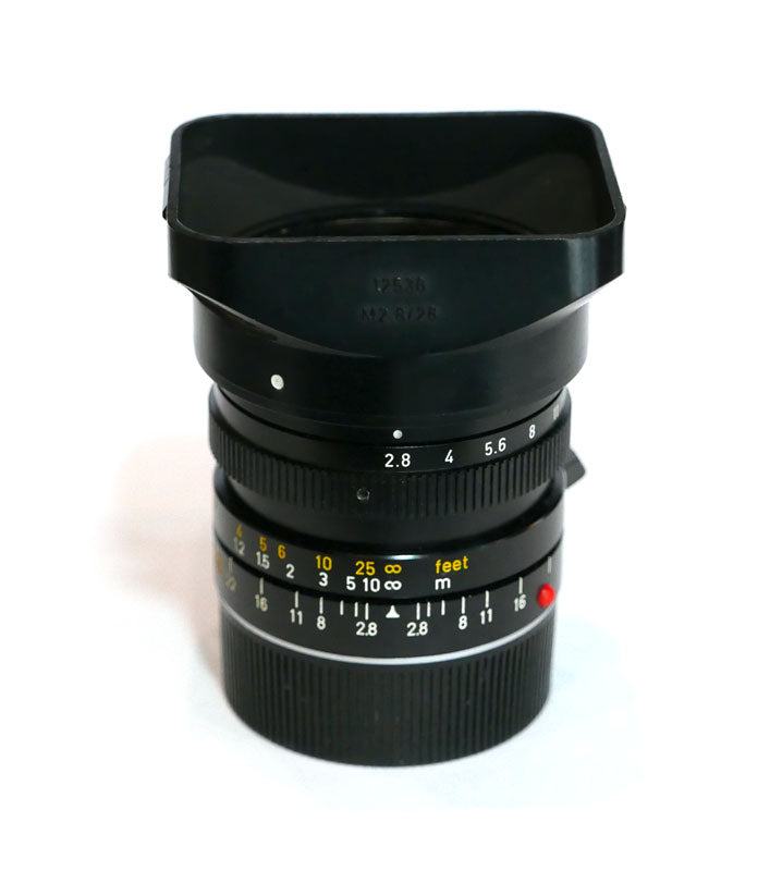Leitz Elmarit-M 2,8/28 v.III + parasoleil