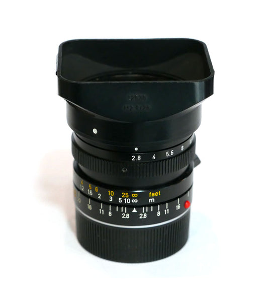 Leitz Elmarit-M 2,8/28 v.III + parasoleil