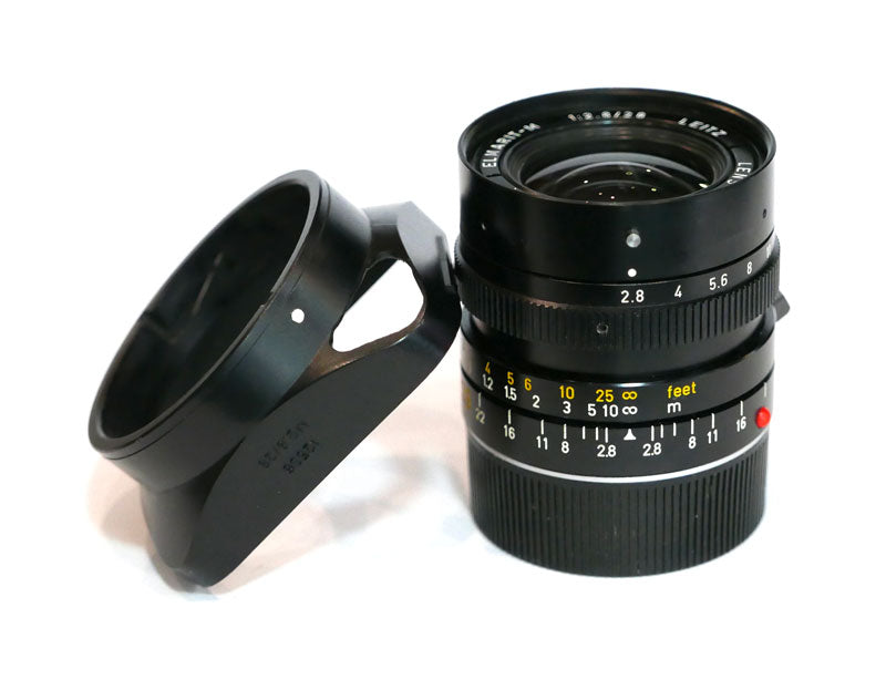 Leitz Elmarit-M 2,8/28 v.III + parasoleil