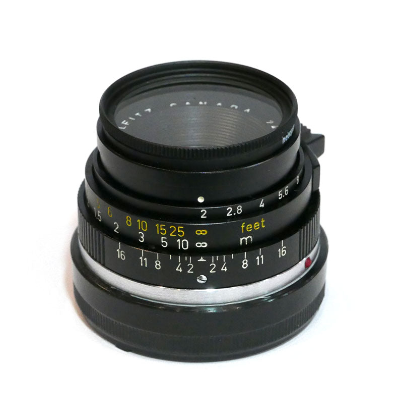 Leitz Summicron 2/35 v.II + parasoleil + filtre  + boîte