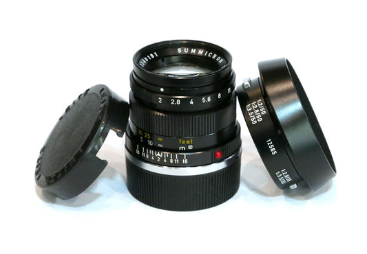 Leitz Summicron 2/50 v.III + parasoleil