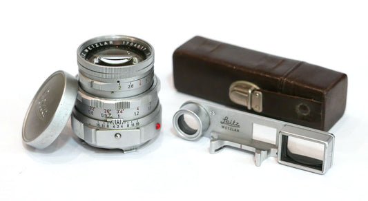 Leitz Summicron 2/50 Dual Range + lunettes