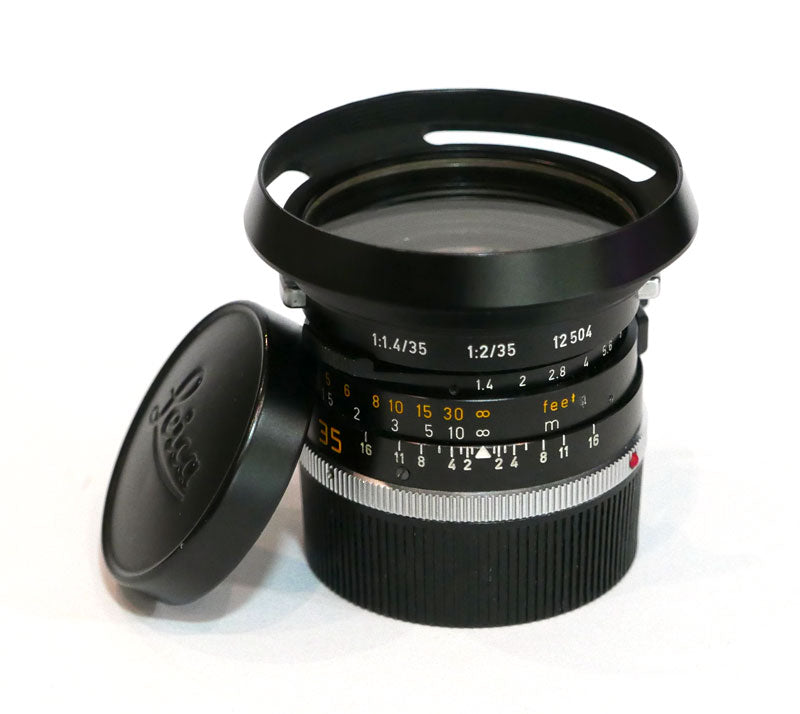 Leitz Summilux-M 1,4/35 + Parasoleil + 7 filtres S VII