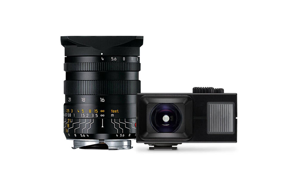 Set Leica Tri-Elmar-M 16-18-21 f/4 Asph. avec viseur universel