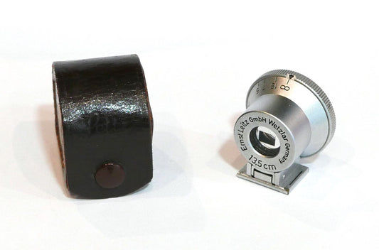 Viseur Leitz 13,5cm avec étui cuir