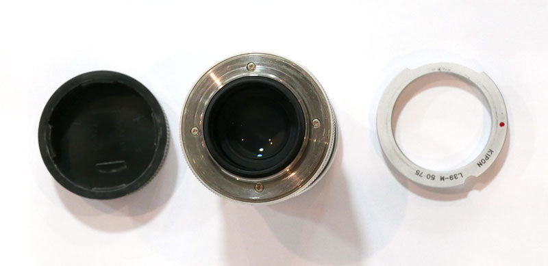 Voigtlander Color-Heliar 2,5/75 MC à vis + bague M