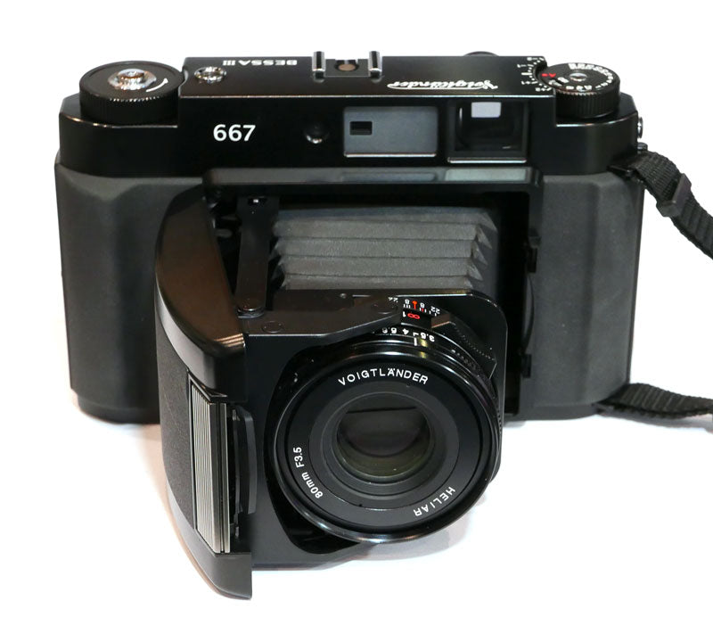 Voigtlander Bessa III en boîte + étui cuir